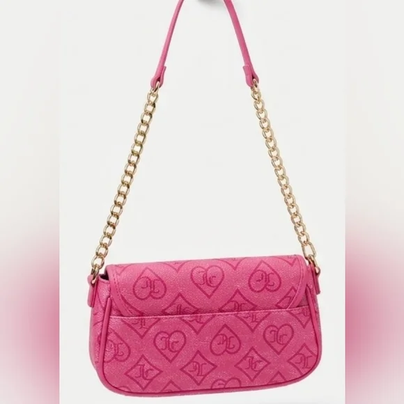 Retro Juicy Couture Pink Precious Moments Flap Shoulder Bag - Picture 5 of 9